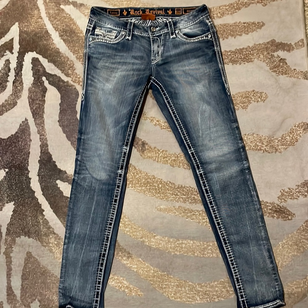 Ladies Rock Revival Skinny Jeans sz 29